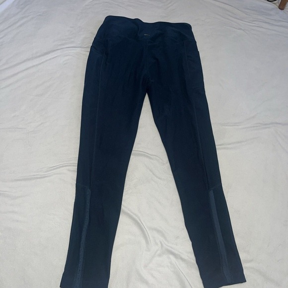 Mondetta L Large Blue Leggings With Pockets Full Length - Picture 11 of 12